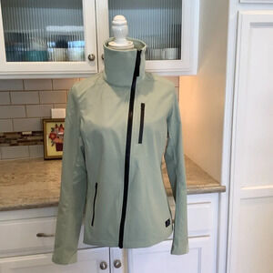 Coldsmoke Green Asymmetrical Zipper Active Jacket Size Medium